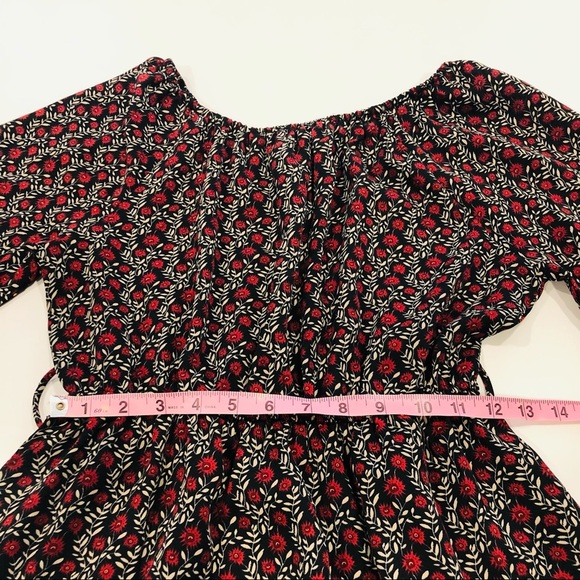 Lulu’s Abigayle Floral Print Off-the-Shoulder Midi Dress Size Small - Picture 10 of 16